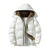 Padded-on Men's Winter New Cotton-added Thickened Down Cotton-padded Jacket Warm Jacket Versatile Winter Clothing Removable Hat Cotton-padded Clothing