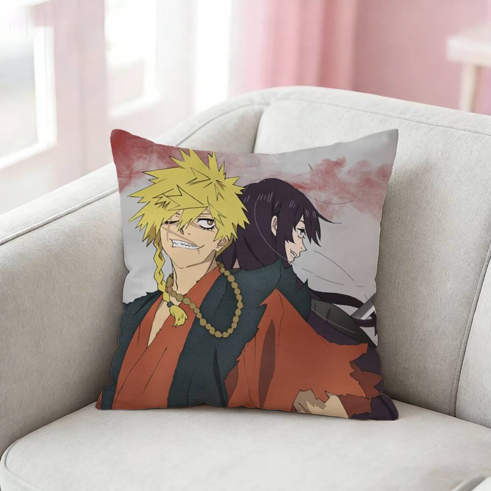 Hot Anime Hells Paradise Pillow Case Cushion Cover Throw Pillow Case For Car Sofa