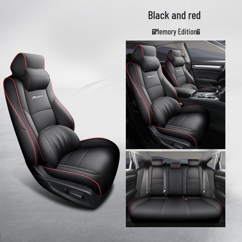 Accord Tenth Gen Leather Seat Cushion - Universal Fit, Four Seasons, Five-Seat.