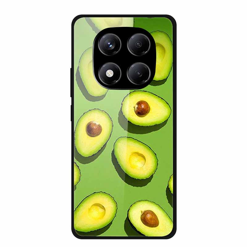 Luxury Case For Redmi Note 14 Pro 4G Tempered Glass Cover For Xiaomi Redmi Note14 Pro 4G Phone Cases Fashion Protective fundas