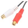 Speaker Wire Adapter, Mipcase Speaker Replacement Stereo Audio Cable Car Speaker Car Stereo Audio Cable Speaker Cable Plastic Black