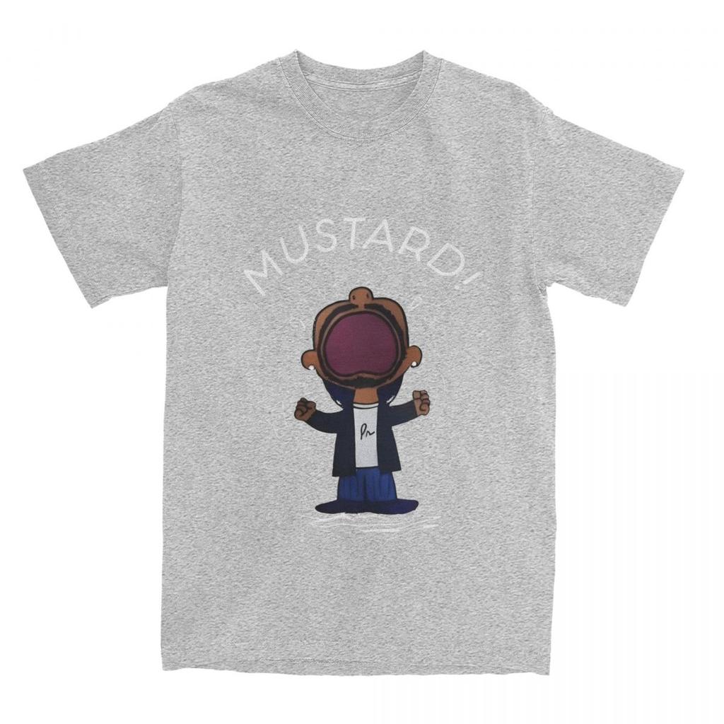 Kendrick Lamar T-Shirt Couple Mustard Meme Y2K Basic Cotton T-Shirts Summer O-Neck Hip Hop Tees Casual Oversized Clothing