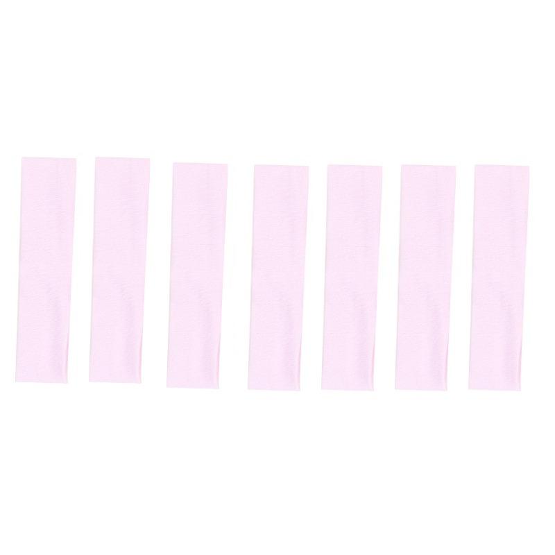 7PCS Elastic Sports Headbands For Women Stretchy Candy-Colored Hairbands Fashion Sweatbands Fitness Yoga Running Cycling 2025