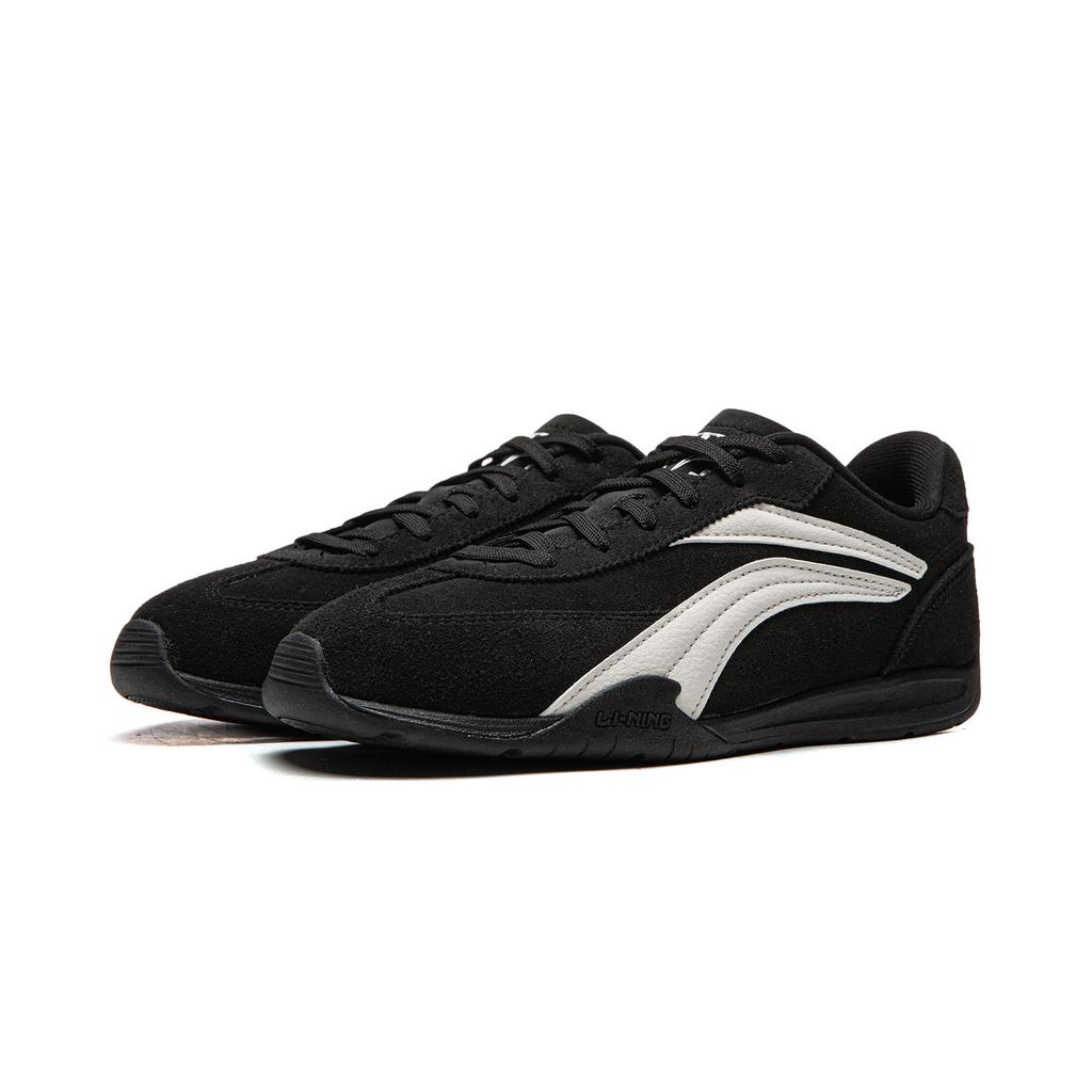 Li Ning Film TURBO Slip Resistant, Abrasion Resistant, Lightweight Low top Casual Shoes Women's Black Gray AGLV236-5