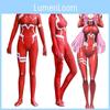 Stunning Anime Darling In The Franxx Zero Two 02 Cosplay Sexy Bodysuit For Women