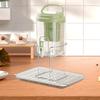 Foldable Handle Beverage Dispenser With Filter and Faucet Cold Water Jug Beverage Pitcher  Bar