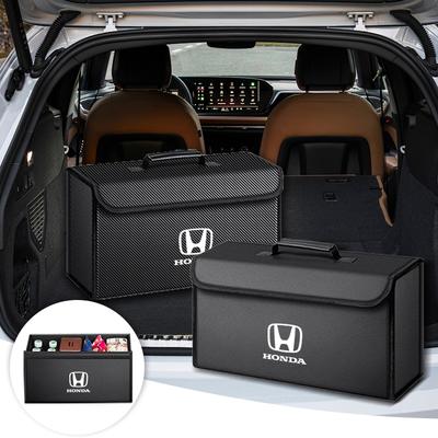 1PC Car Trunk Collapsible Tidying Stowing Box Bag For Jazz Fit Avancier Crv Accord Pilot City Prelude Mugen Power XR-V
