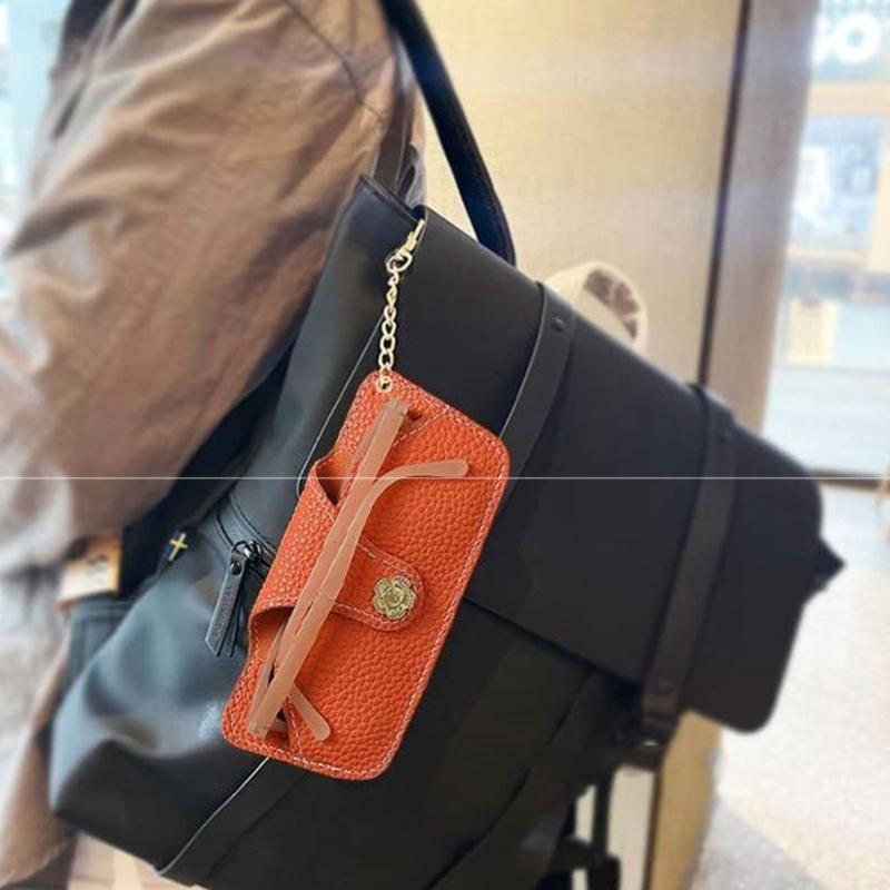 Eyeglasses Case PU Carrying Case Glasses Holder Reading Glasses Case For Women Eyeglass Holder Pouch