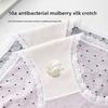 Large Size Female Spring and Autumn Lace Antibacterial Extended Crotch Triangle Briefs