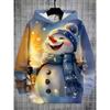 Children's Sweatshirts Christmas Series Cartoon Print Autumn Winter Comfortable Long Sleeve Hoody Casual Pullover Clothing Girls