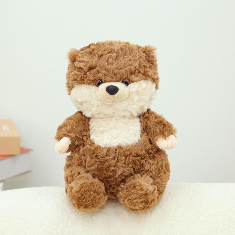 

Plush Panda Lesser Toys Cartoon Stuffed Dolls Room Decorations Kid Xmas Gifts Light Brown,23cm/9.06in
