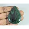 39X59X06 MM Natural Green Malachite Pear Cabochon Loose Gemstone 158Cts. C-1681