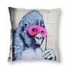 Classic Banksy Street Graffiti Pop Art Square Throw Pillow Case Home Decorative Girl With Red Balloon Cushion Cover For Sofa Car