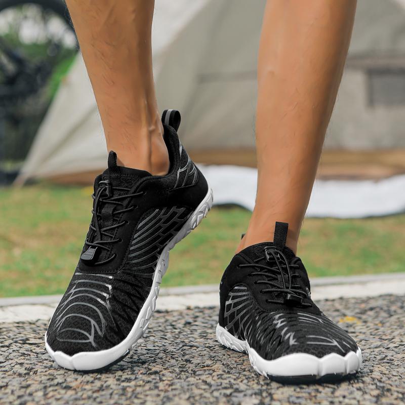 Unisex Water Shoes Lightweight Aqua Shoes Non Slip Casual Wading Shoes Adjustable Outdoor Trekking Shoes for Men Women