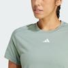adidas Aeroready Train Essentials Round Neck Moisture Wicking Short Sleeve T-Shirt Women Tops JC9531