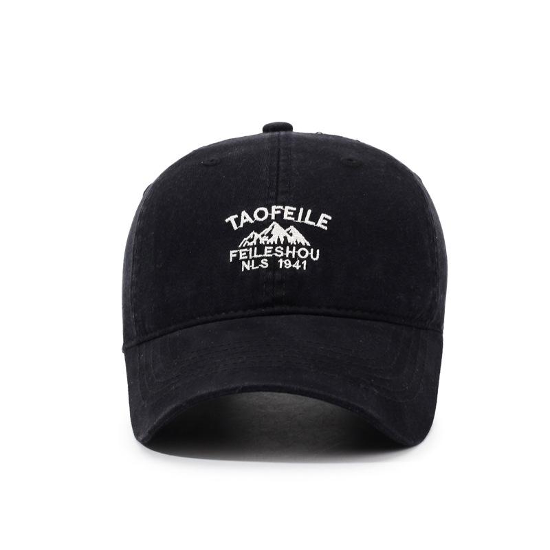 Baseball Cap Women Retro Outdoor Sports Cap Spring Autumn Men's Letter Embroidery Cap