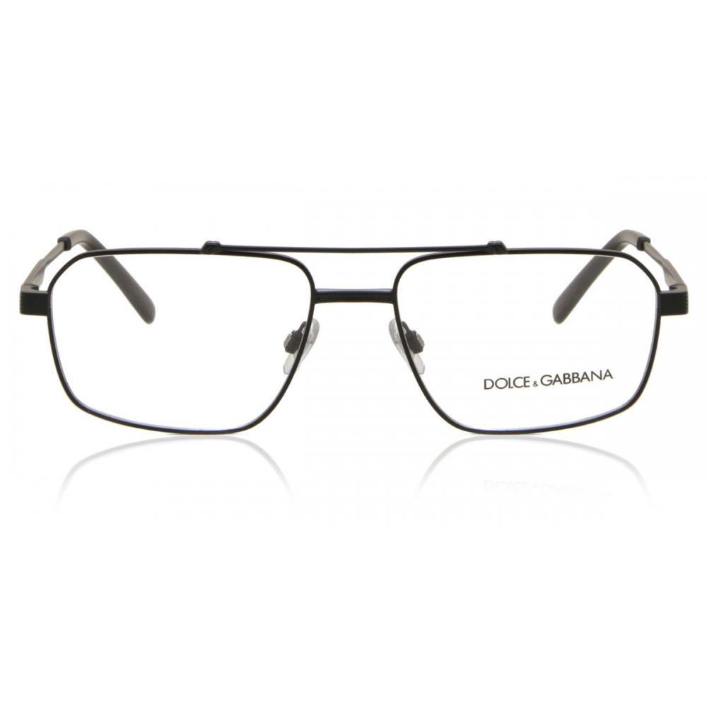 

Dolce Gabbana Dg1345 1106 Men Eyeglasses Matte Black/56