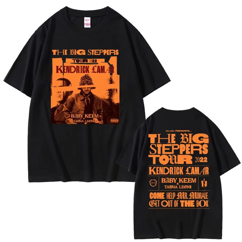 Rapper Kendrick Lamar DAMN Same Graphics T Shirt Summer Unisex Women Fashion Hip Hop Oversized TShirts Unisexs Vintage Cotton Tshirt