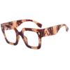 Anti-blue Light Glasses Large Frame Square Eyewear Women Men Luxury Eyeglasses Blue Light Blocking Man Lady Computer Eyeglas