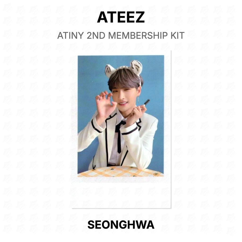 ATEEZ ATINY 2ND MEMBERSHIP KIT Official Photocard