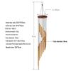 Cross-Border 18-Tube Metal Wind Chimes Home Ornaments