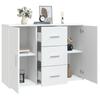 Sideboard White 91 X 29.5 X 65 Cm Particleboard