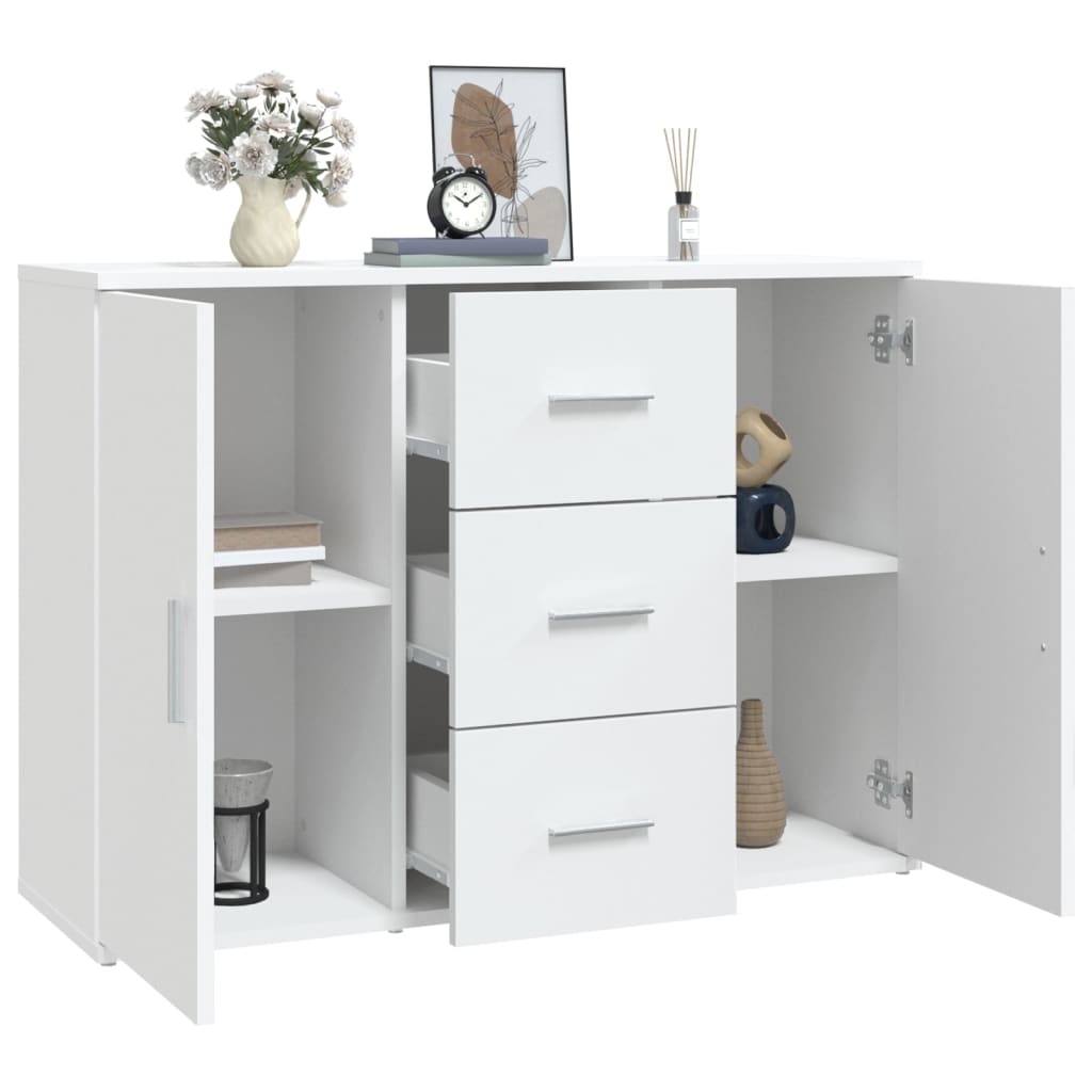 Sideboard White 91 X 29.5 X 65 Cm Particleboard