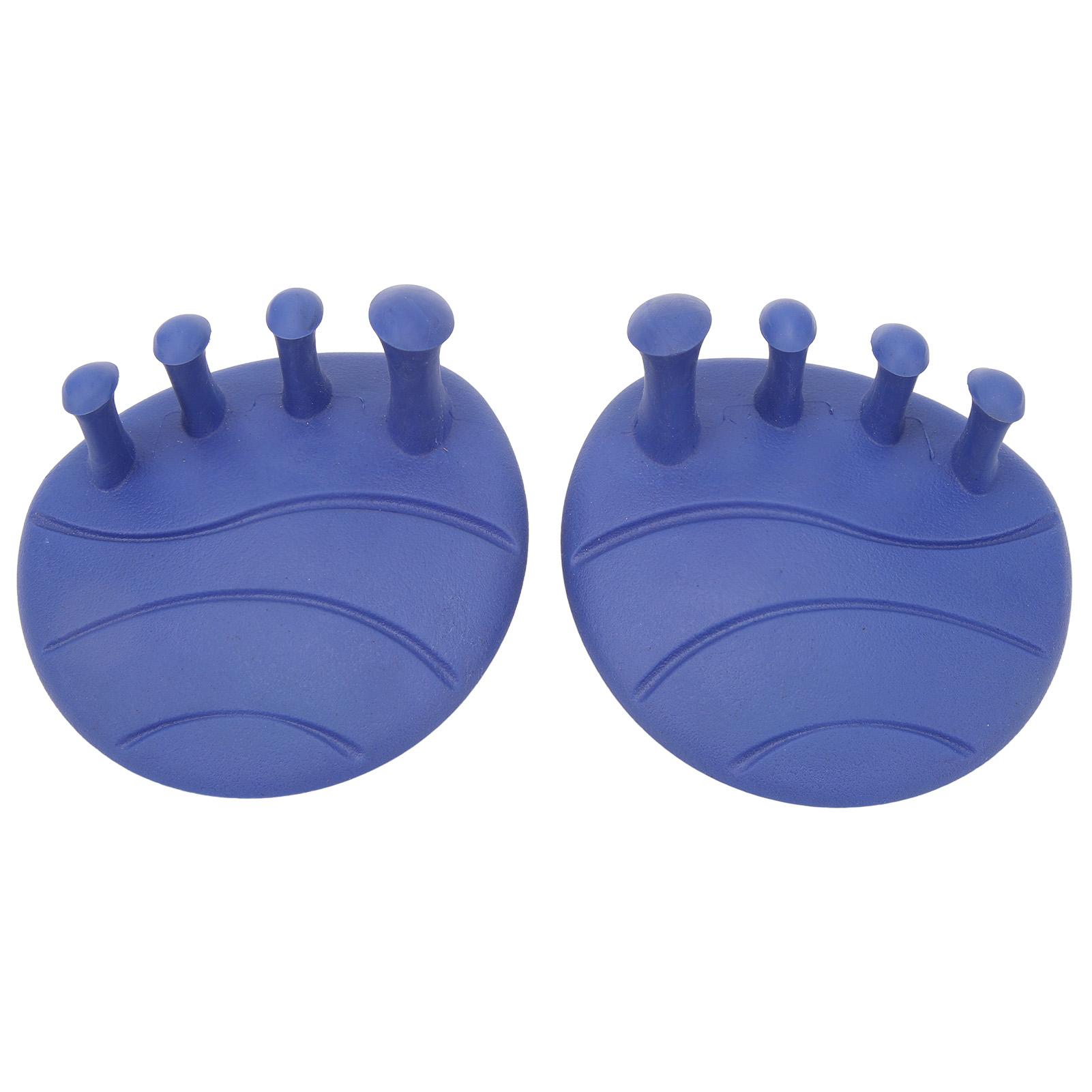 

1 Pair Multifunctional Unisex Toe Splitter Dark Blue Toe Stretchers TPR Toe Separators