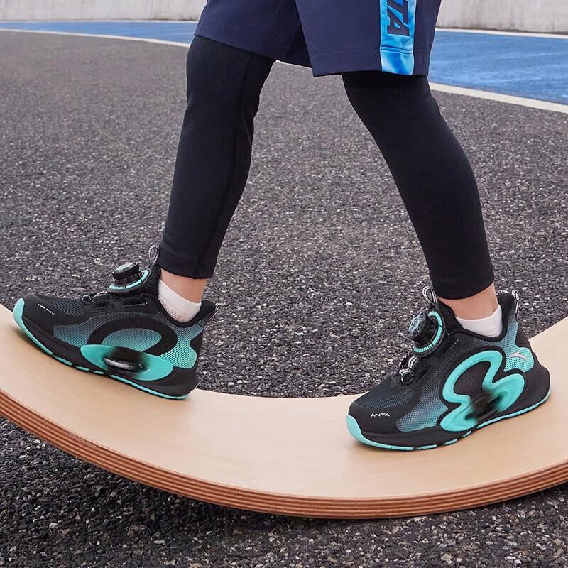 Anta Kids Monthly Comfortable Breathable Body Measurement Test Shock Absorption Wear Resistant Low Top Running Shoes Kids sneaker A312429999-1