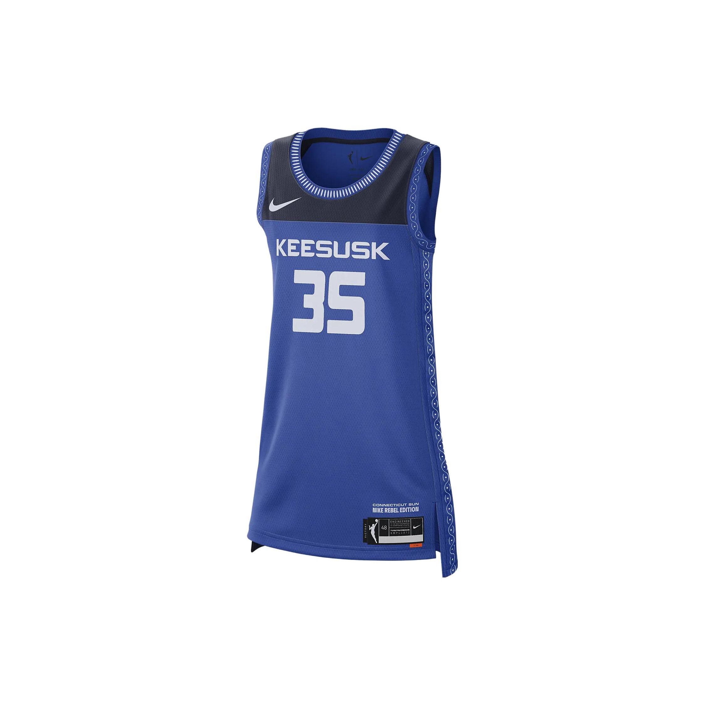 

Nike Letter Print Basketball Tank Top Women Tops Blue DC9593-480 M
