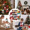Christmas Snowman Ornament Set With Smoothly Finish Easy Hanging Designs Elegant Wooden Holiday Homes Decoration