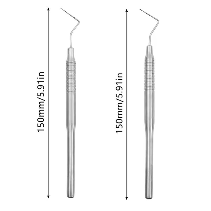 Zahnärztliches Edelstahl Parodontalsonde Mit Kürette 1-10 1-15 Explorer Sonde Instrument Werkzeug Zähne Reinigen Hygiene Werkzeuge