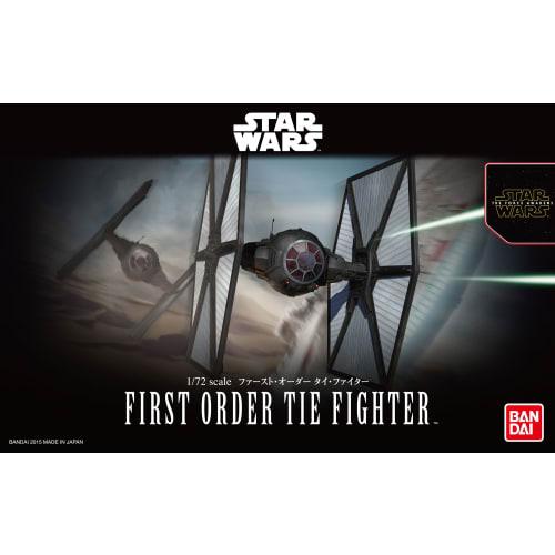 Star Wars First Order TIE Fighter 1/72 Scale Plastic Model BAN203218