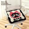 Thickened Chair Pad Cartoon Pattern Tufted Cushion 45x45cm Seat Cushion  Office Use