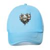 Unisexs Urban Streetwear with Cool Wolf Pattern Design  Adjustable Snapback Flat Brim HighQuality   Mesh Baseball Cap