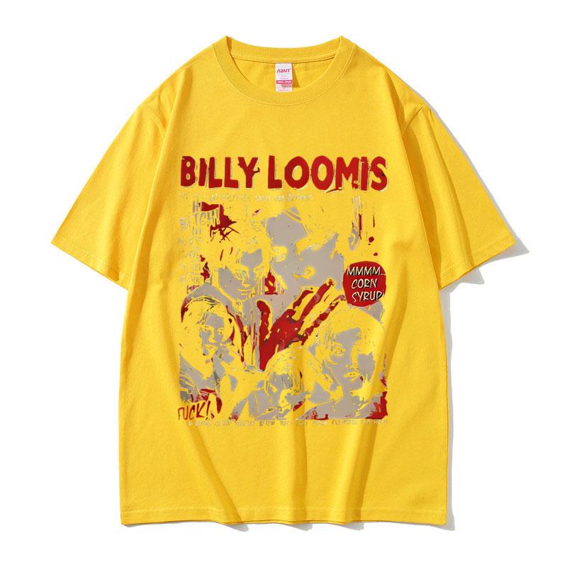 90s Vintage Horror Movie Scream Tshirts Billy Loomis We All Go A Little Mad Billy T Shirts Unisex Fashion Retro Oversized Tshirt