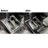 2Pcs Carbon Fiber Automatic Gear Shift Frame Cover Trim For Ford Explorer 08-10