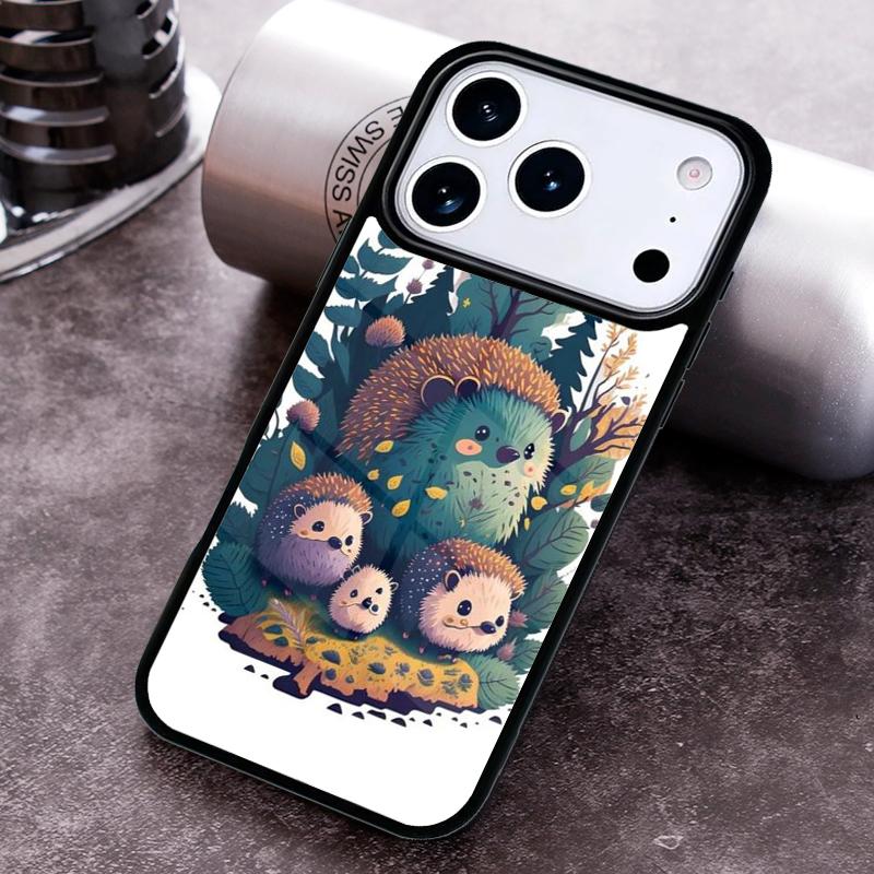Hedgehog in the forest Phone Case for iPhone 17 16 15 Pro Max Air 14 13 12 11 Plus Shockproof Cover