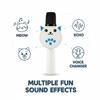 Children Bluetooth Microphone Speaker 2-in-1 Wireless Karaoke Player with  4 Magic Sound Effects  HIFI Stereo Portable KTV Gift