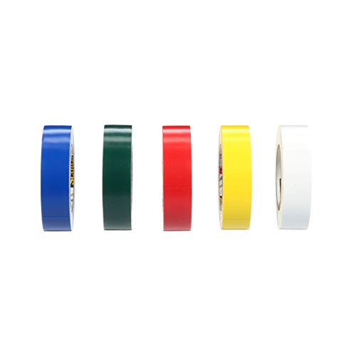 3M Scotch Vinyl Tape 35 5 Colors Heat Resistant/Flame Retardant 12.7mmx6m 35 MC