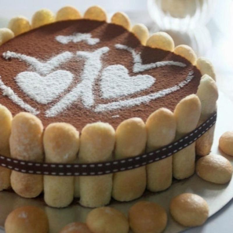 Round Cake Top Stencils Biscuit Template Mesh For Birthday Cake Blossom Decoration Mould DIY Baking Tools Kitchen Accessories