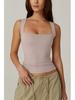 European & American Street Style Square Neck Slim Tank Top - Women's Fashion Base Layer 2025