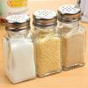 Glass Salt & Pepper Shaker with Lid - Kitchenware Seasoning Bottle for BBQ & Condiments