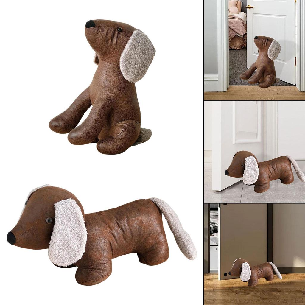 Figurita Decorativa de Puerta Animal de Peluche Tope con Peso Tope de Puerta Interior para Lugar de Trabajo Residencia