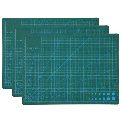 3Pcs Schneiden Matten A4 Modell Papier Skala Bord Gummi Stempel Gravur Pad Ersatz Zubehör