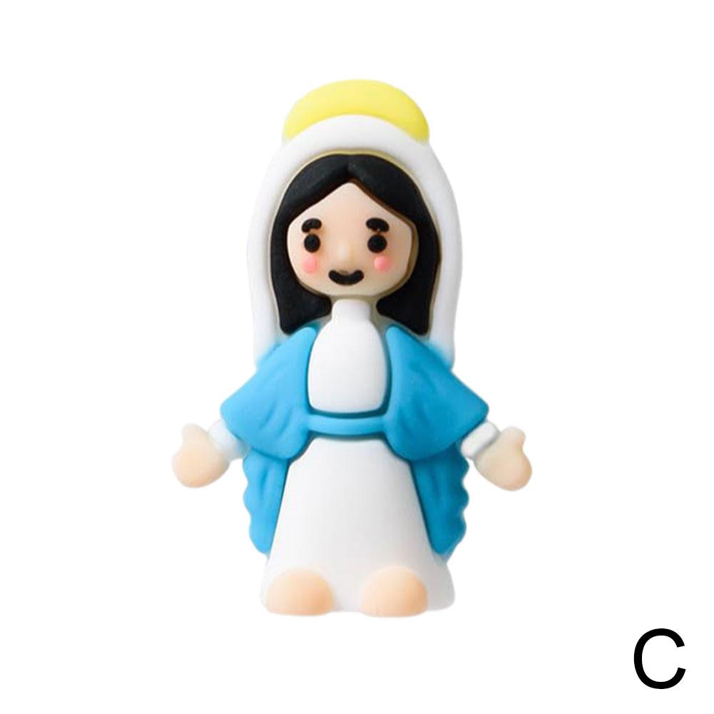 

Иисус пасхальный орнамент маленькие фигурки Иисуса мини Иисус ищет и подарки фигурки Иисус Hide Minia J6X1 Blue-50pcs