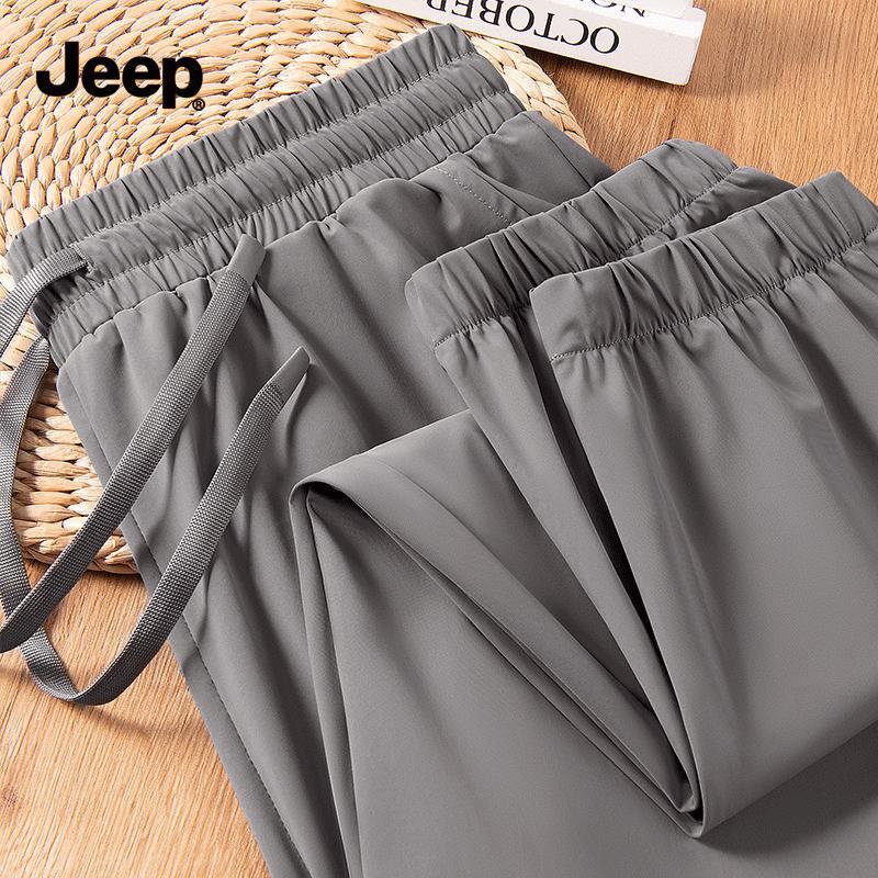 JEEP Men s Ice Silk Quick-Dry Jogger Pants L