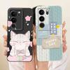 For Vivo S17 V2283A Case Cute Cartoon Cat Butterfly Silicone Back Cover For Vivo S17 S17 Phone Protection Cases Fundas