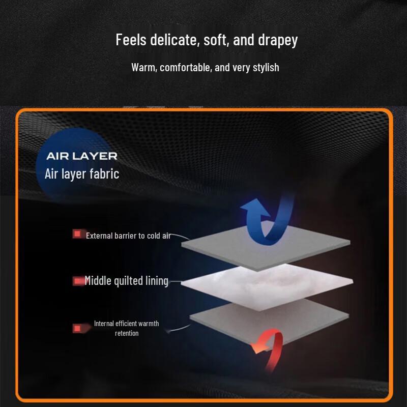 Huili Men's Loose Fit Hooded Puffer Jacket