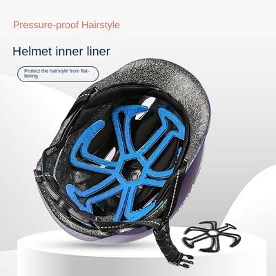 Flexibles Helm-Anti-Verformungs-Innenpolster aus Silikon, belüftetes Helm-Innenpolster, Helmpolster, Motorrad-Fahrradhelm-Zubehör